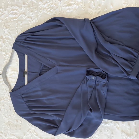 Ann Taylor Blue Blouse (worn once) - Picture 5 of 6
